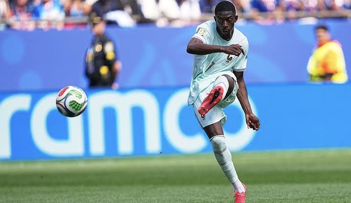 OUSMANE DEMBELE SECOND FASTEST